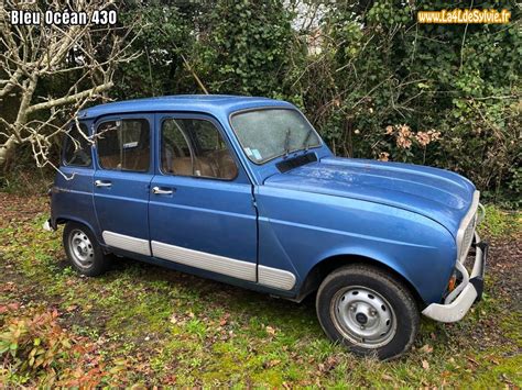 Nuancier De Peinture Des Renault 4 Informations Détaillées