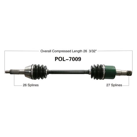 Open Trail Rear Right Oe Replacement Axle For Polaris Ranger Xp