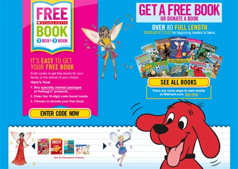 Free Scholastic Books from Kellogg's - A Southern MotherA Southern Mother