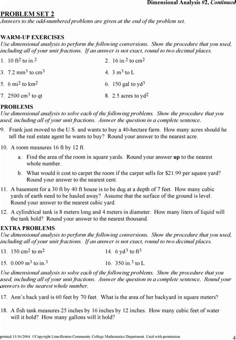 These weather and seasons worksheets can help teach kids about the various seasons, and the ways that weather affects our daily lives. Dimensional Analysis Worksheet 2 Fresh Algebra 1 Unit Conversion Worksheet Answers in 2020 ...