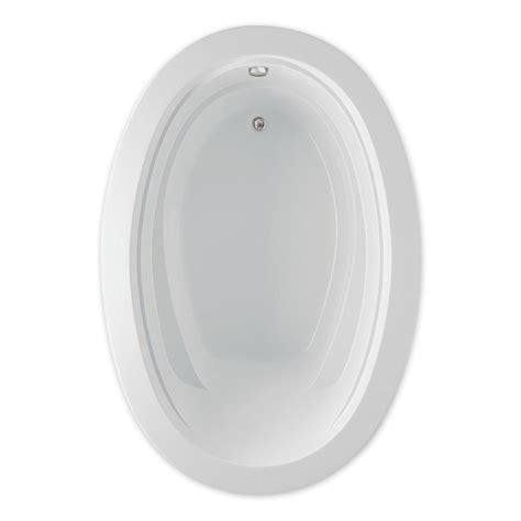 Bathtub integrated with shower the other important tip we cover in this video that you need. Aquatic Belmont II 72 in. Acrylic Reversible Drain Oval ...