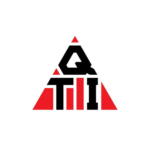 Qti Triangel Bokstavslogotypdesign Med Triangelform Qti Triangel Logotyp Design Monogram Qti