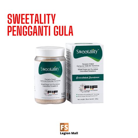 Sweetality Pengganti Gula 200g Shopee Malaysia