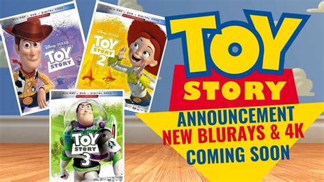 Toy Story 1 2 And 3 Blu Ray And 4k Ultra Hd Announced Youtube