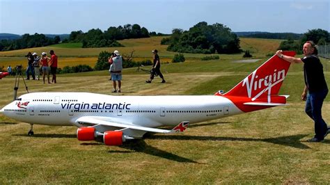This Boeing 747 400 Virgin Atlantic Airliner Model Plane Will Bring Out