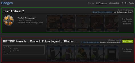 Steam How Many Levels Are There For Steam Trading Card Badges Love