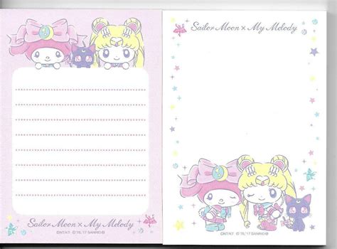 Sanrio My Melody Sailor Moon Notepad 2054468338