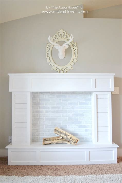 Diy Faux Fireplace Ideas Home Interior Design