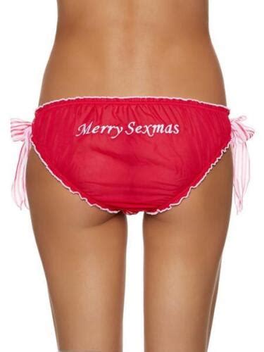 ann summers merry sexmas brief red white sizes small medium large bnwt ebay