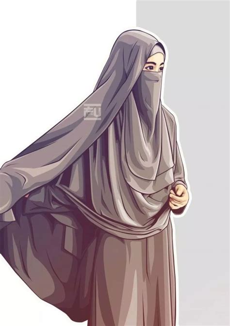 Gambar Wanita Muslimah Bercadar Cantik Dan Anggun Modifikasi Gambar