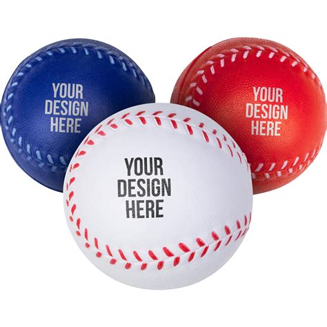Giveaway Baseball Stress Balls Colors