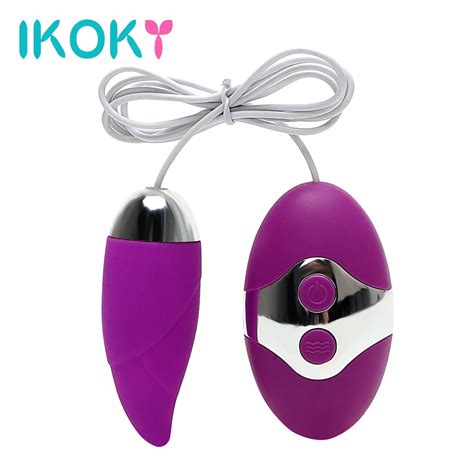 Ikoky Vibrating Egg 10 Speed Bullet Vibrator Remote Control G Spot Massager Sex Toys For Women