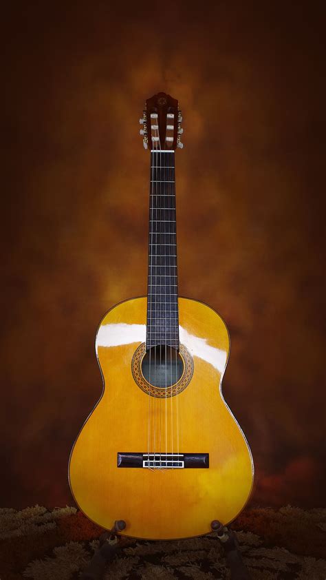 Guitar Yamaha Classic Acoustic Flamenco Spruce Spanish Mahogany Music Chord Pxfuel