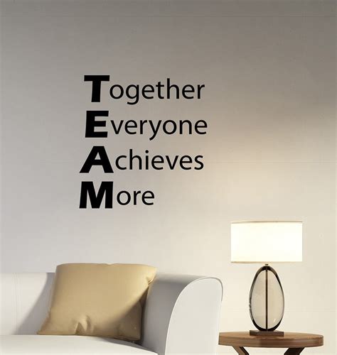 Buy Together Everyone Achieves More Quote Wall Decal Team Teamwork