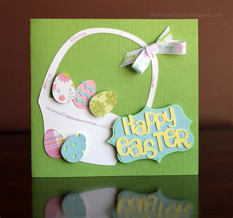 Rebecca's Crafts: Cricut Crafted Easter Cards