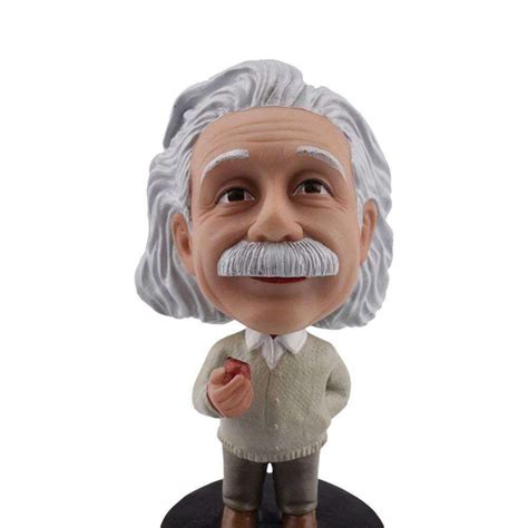 Custom Polyresin Albert Einstein Dashboard Bobble Head Resin Tourist