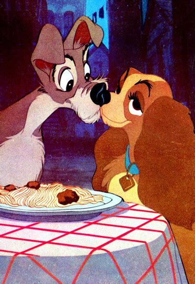 Lady And The Tramp The 25 Most Iconic Movie Kisses
