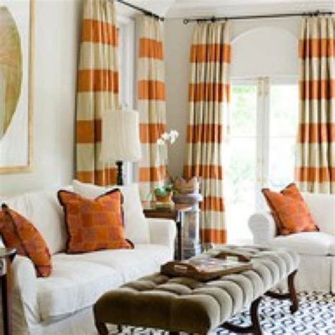 Mustard Yellow And White Striped Curtains Curtains