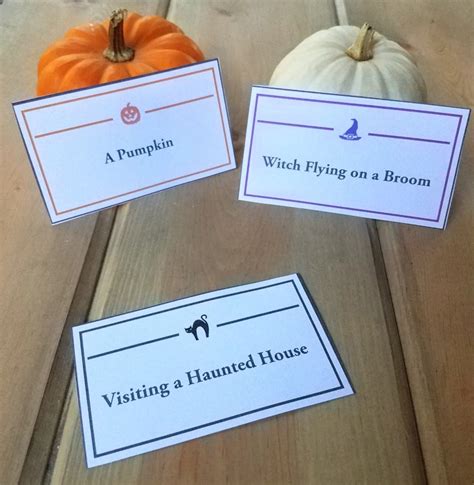 Top Halloween Charades Printable Russell Website