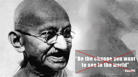 Gandhi On Change Simon B Kenny