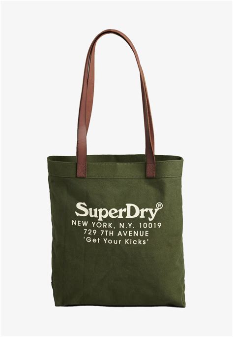 Superdry Vintage Graphic Tote Bag Light Khakikhaki Zalandoie