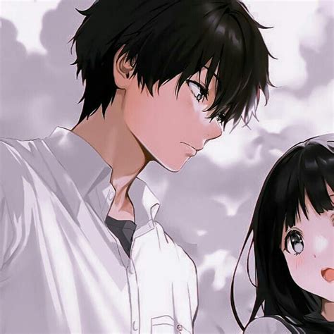 Pp couple 🐼🐼 | Cartoon profile pics, Anime couples drawings, Anime shadow