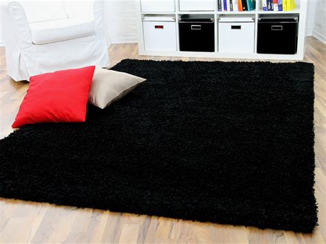 Wir haben für jeden raum das passende: Hochflor Langflor Shaggy Teppich Aloha Schwarz Teppiche ...