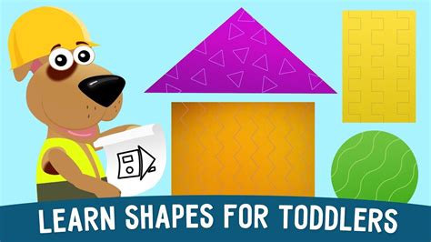 It's important to provide activities for students to create new items using shapes. Shapes for Toddlers - Building a House | Early Math for ...