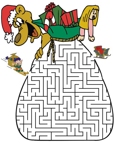 This christmas worksheet was created for primary/elementary students. 6 Easy Christmas Mazes For Kids