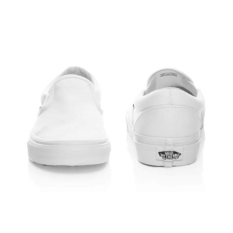 Shop Vans Classic Slip On Shoes In True White The Next Pair Australia