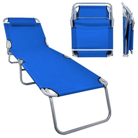 The seat height of the generic c chair is set at 18 (47 cm). Portable Ostrich Lawn Chair Folding Outdoor Chaise Lounge Pool Beach Patio Blue | eBay