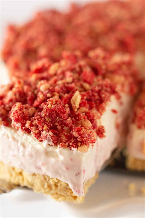 Easy Strawberry Crunch Cheesecake Practically Homemade
