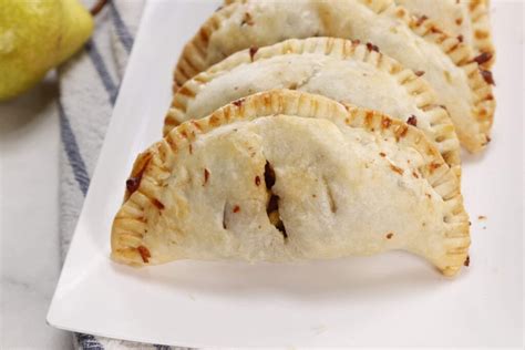 Sweet And Savory Pear Air Fryer Empanadas The Produce Moms