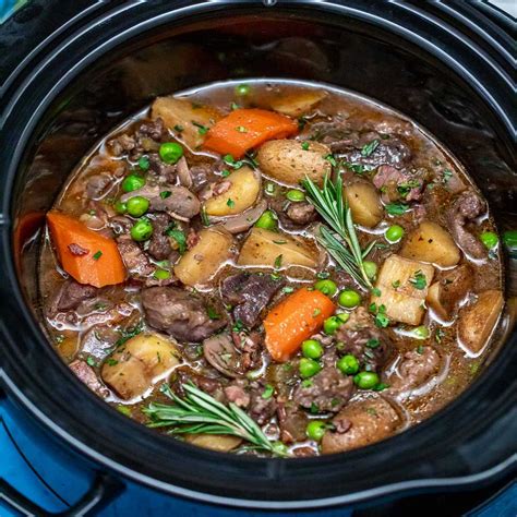 Tender Slow Cooker Lamb Stew With Red Wine Slow Cooker Recipe Videos