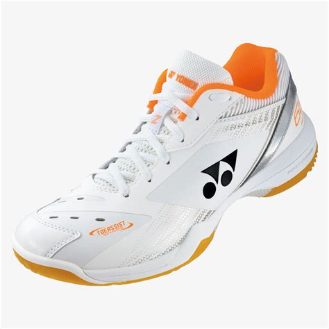 Yonex Power Cushion Shb 65 Z3 Wide White Orange Badminton Shoes God