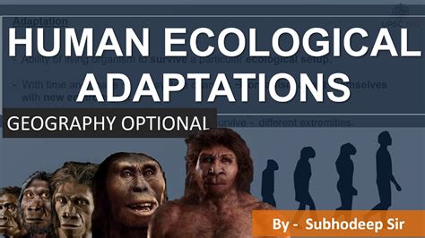 Human Ecological Adaptations Geography Optional Upsc Ias Youtube