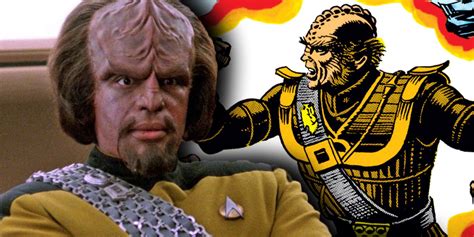 Star Trek Worf Was Not Starfleets First Klingon Officer Cbr