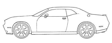 Dodge Hellcat Coloring Pages Coloring Pages