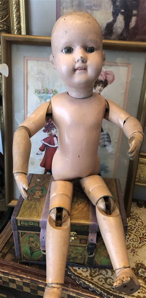 Antique Nude Wood Schoenhut Doll As Found Antique Price Guide