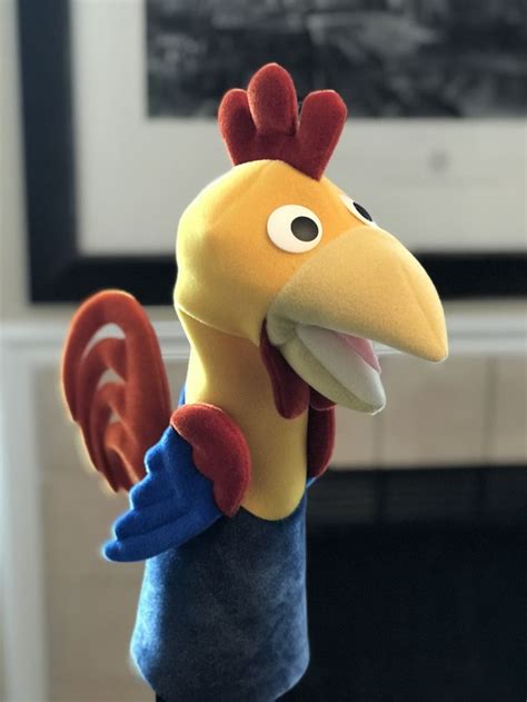 “little Genius” Red Rooster Custom Puppets Baby Einstein Toys Puppets
