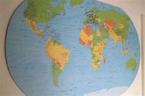 Karte zum drucken anzeigen findest du alle europäischen länder. Kostenlose Weltkarte inkl. Bastelanleitung (+ Europakarte ...