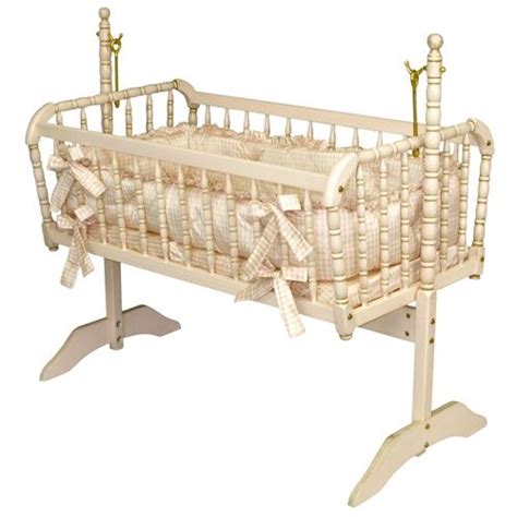 Signature heirloom style and solid wood spindle posts are paired with easy assembly and convertibility. jenny lind spindle cradle | Antique Spindle Cradle in ...