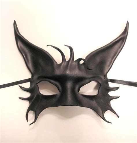 Little Black Cat Leather Mask By Teonova On Deviantart