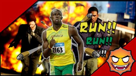 Run Like Usain Bolt Gta 5 Youtube