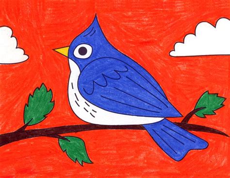 How To Draw A Bird · Art Projects For Kids