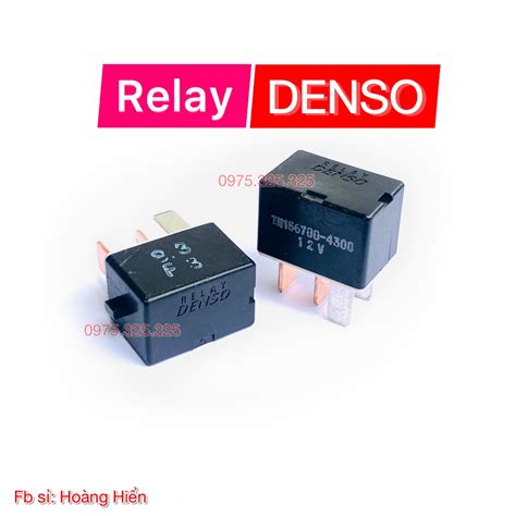 Denso 4 Pin Relay Black Short Quality Like Nais Bosch Mitsuba Omron