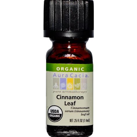 Buy Aura Cacia Cinnamon Leaf Essential Oil 025 Fl Oz Certified