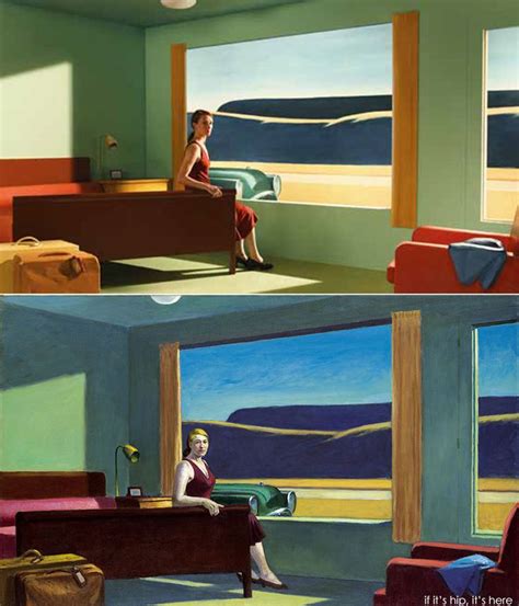 If Its Hip Its Here 13 Edward Hopper Paintings Are Recreated As
