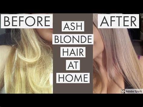 I just dyed my hair light blonde. ASH BLONDE HAIR AT HOME (How to fix yellow hair) - YouTube