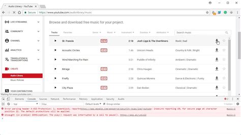 The effect and soundtracks you download from the audio library platform are with the audio library, you can share and download thousands of music and sound effect. YouTube Audio Library Bug: Unable to Play/Download Music - YouTube